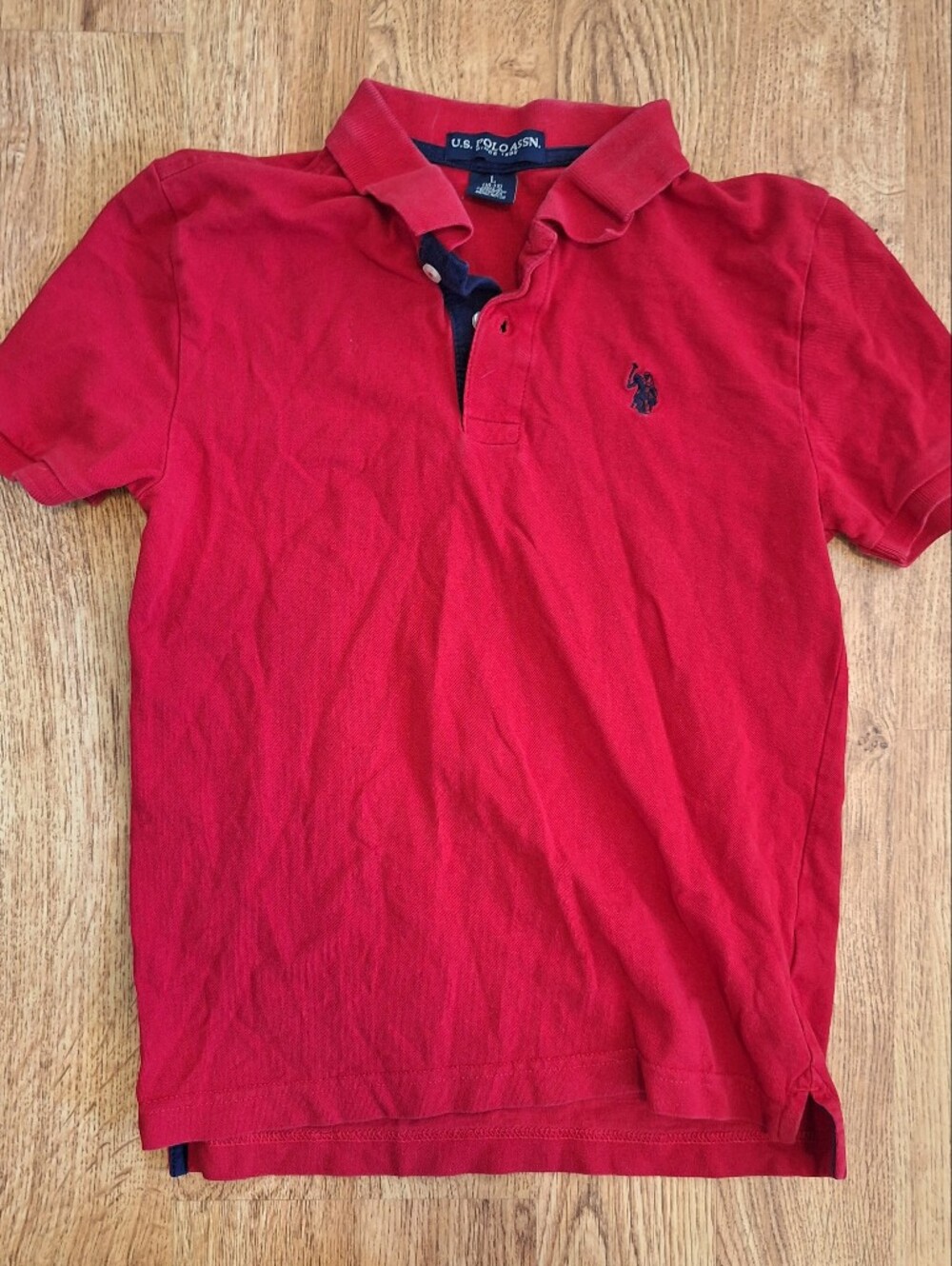 Boy's Red Polo Shirt - Classic Short Sleeve